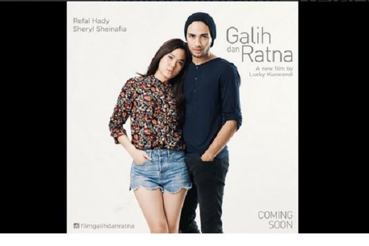 Dua pemeran utama film Galih dan Ratna, yakni Refal Hady dan Sheryl Sheinafia.
