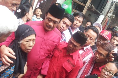 Bertemu Warga Berusia 77 Tahun di Gang, Djarot Sampaikan 