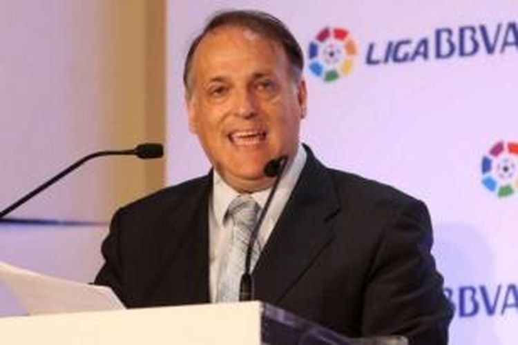 Wakil Presiden Liga Sepak Bola Profesional Spanyol (LFP), Javier Tebas.