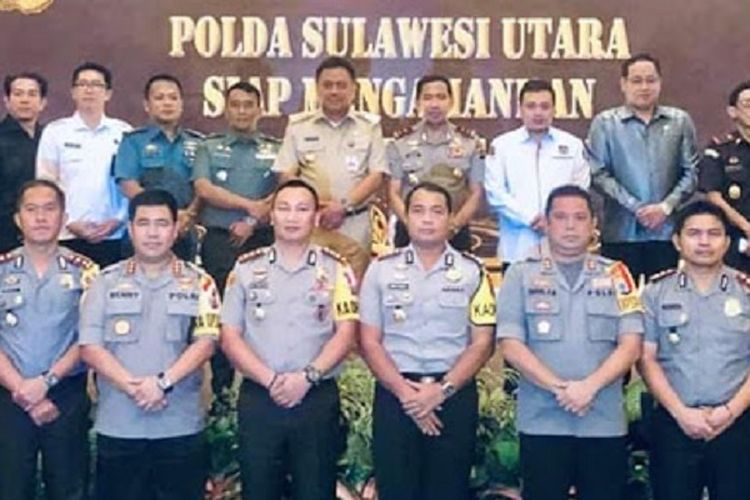 Gubernur Sulawesi Utara (Sulut) Olly Dondokambey dalam Rapim TNI-Polri terkait pemilu dan pilpres tahun 2019, di Hotel Peninsula Manado, pada awal februari 2019 Senin (4/2/2019). 