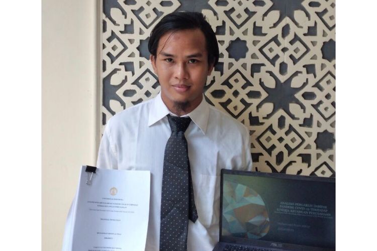 Muhammad Erwin Althaf, mahasiswa disabilitas yang menuntaskan pendidikan S2. 