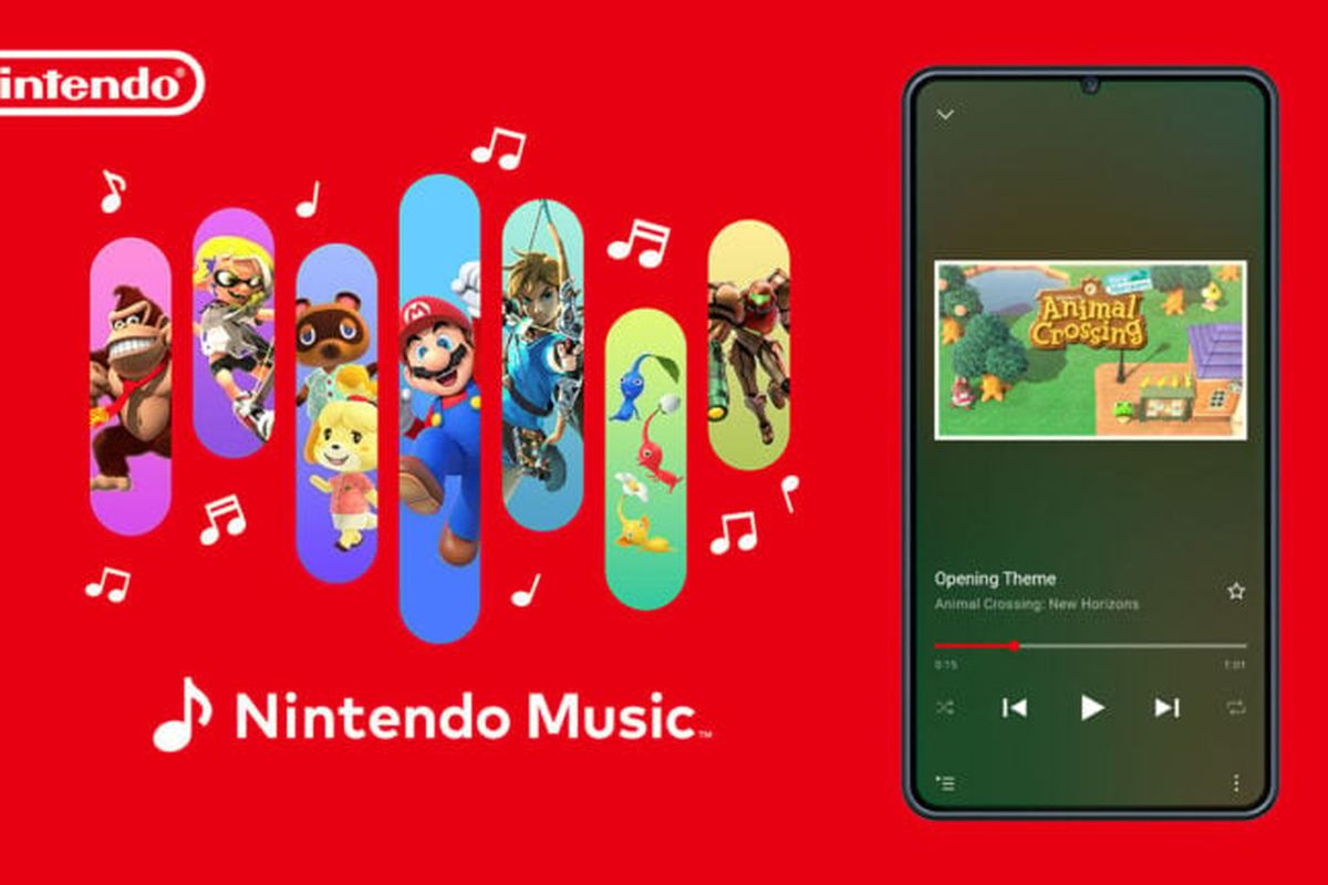 Nintendo meluncurkan aplikasi pemutar musik Nintendo Music di iOS dan Android.