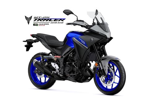 Rendering Yamaha MT25 Tracer