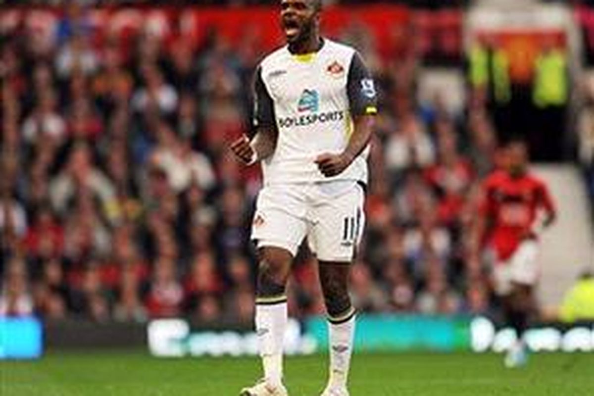 Penyerang Sunderland, Darrent Bent.