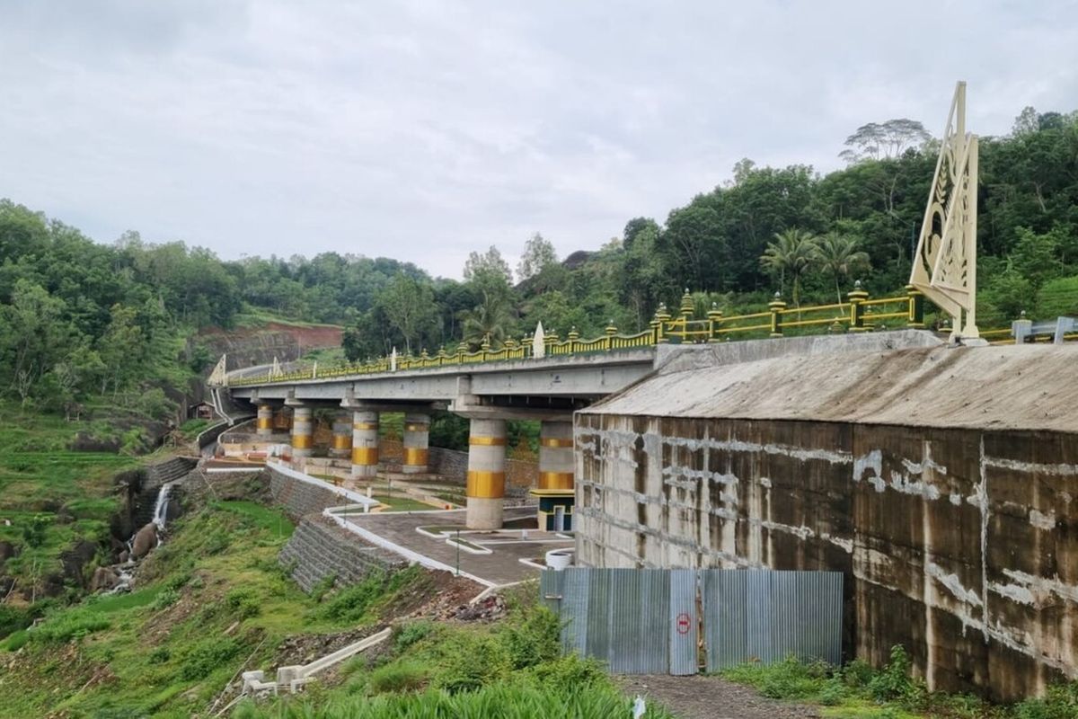 Makin Memukau, Kini Ada Taman di Bawah Jembatan Kedung Kandang Gunungkidul