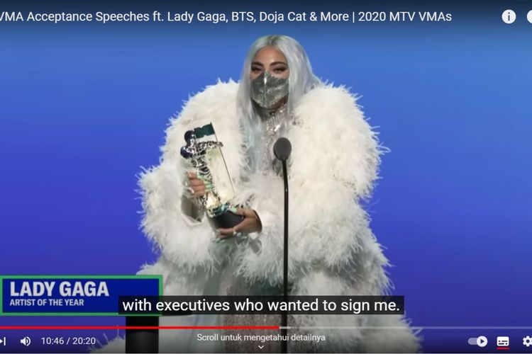 Lady Gaga, Best of VMA Acceptance Speeches ft. Lady Gaga, BTS, Doja Cat & More | 2020 MTV VMAs