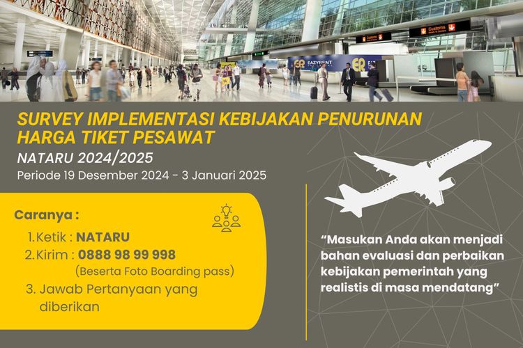 Pengusaha Maskapai Bikin Jajak Pendapat via WA buat Ukur Manfaat Kebijakan Penurunan Harga Tiket Pesawat