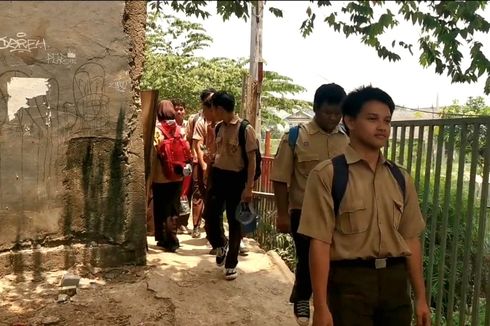 Masalah SMKN 7 Tangsel Tak Hanya Kekurangan Kelas, Aksesnya Juga Sempit