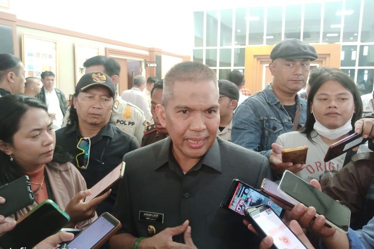 Penjabat Bupati Bandung Barat Arsan Latif saat ditemui di Kantor Bupati Bandung Barat, Rabu (20/9/2023).