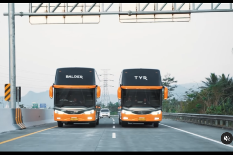 2 unit Bus baru PO 27 Trans sasis tronton