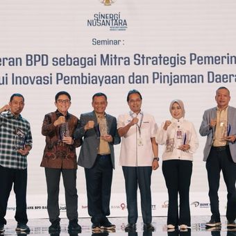 Seminar Nasional BPD yang digelar Asosiasi Bank Pembangunan Daerah (Asbanda) bersama PT Bank Pembangunan Daerah Jawa Tengah (Bank Jateng), Jumat (17/4/2026).