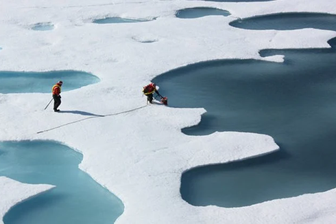 Es Arktik Mencair pada Tingkat yang Mengkhawatirkan