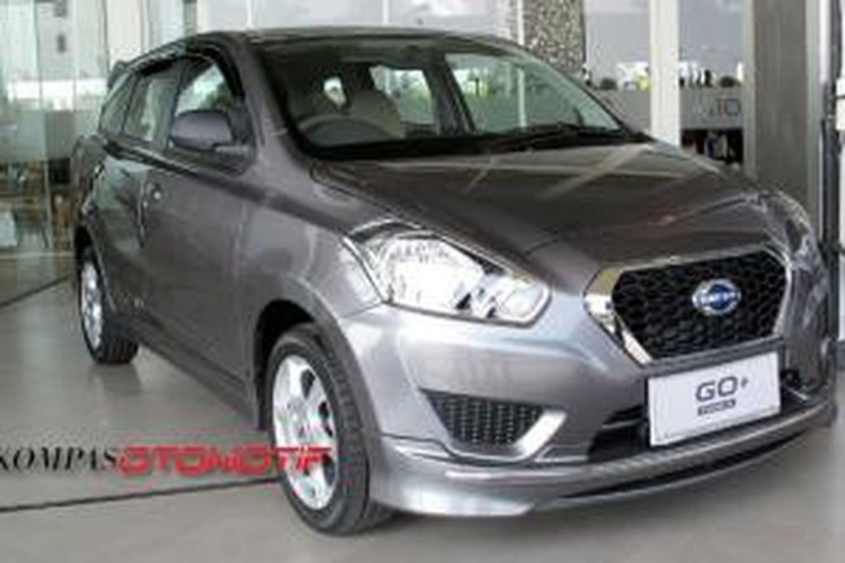 Datsun Go Plus Panca yang sudah mengadopsi body kit.