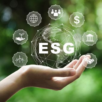 Ilustrasi Environmental, Social, and Corporate Governance (ESG).