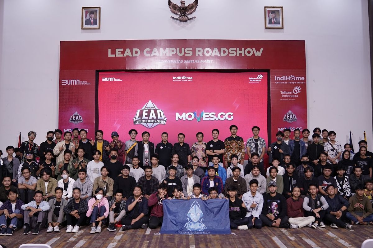 IndiHome memulai LEAD Campus Esports Roadshow di Kota Surakarta pada awal April 2023.
