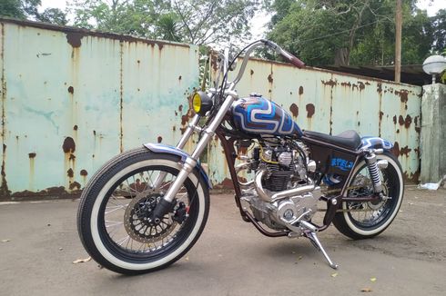 Modifikasi Yamaha XS650 Chopper yang Enak Buat Harian