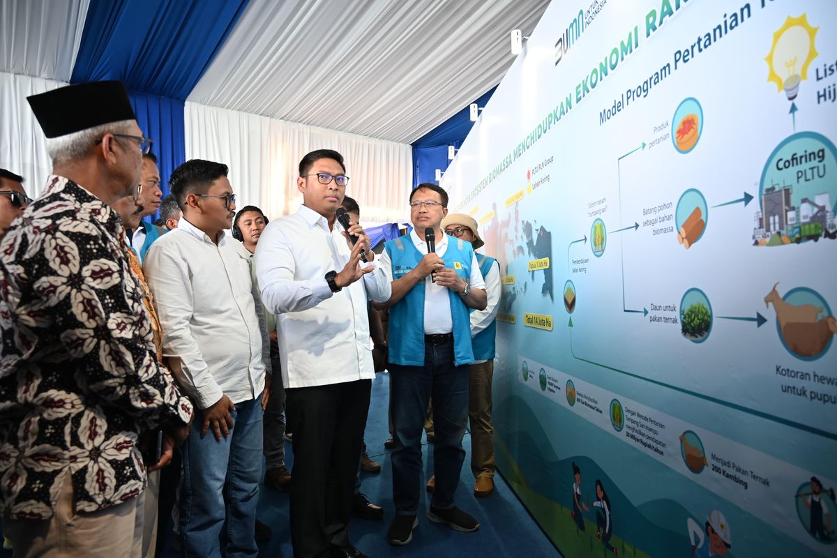 Kementerian Pertanian RI bekerja sama dengan Perusahaan Listrik Negara (PLN) dalam mengembangkan ekosistem biomassa berbasis ekonomi kerakyatan dan pertanian terpadu.  Peresmian pengembangan ekosistem biomassa itu telah dilakukan oleh Wakil Menteri Pertanian Sudaryono di Desa Bojongkapol, Kecamatan Bojonggambir, Tasikmalaya, Kamis (26/9/2024).