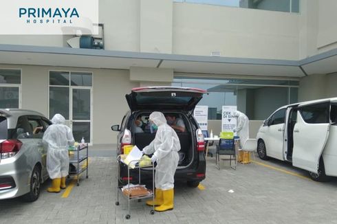 Ada di Indonesia, Cara Rapid Test Corona dengan Drive Thru