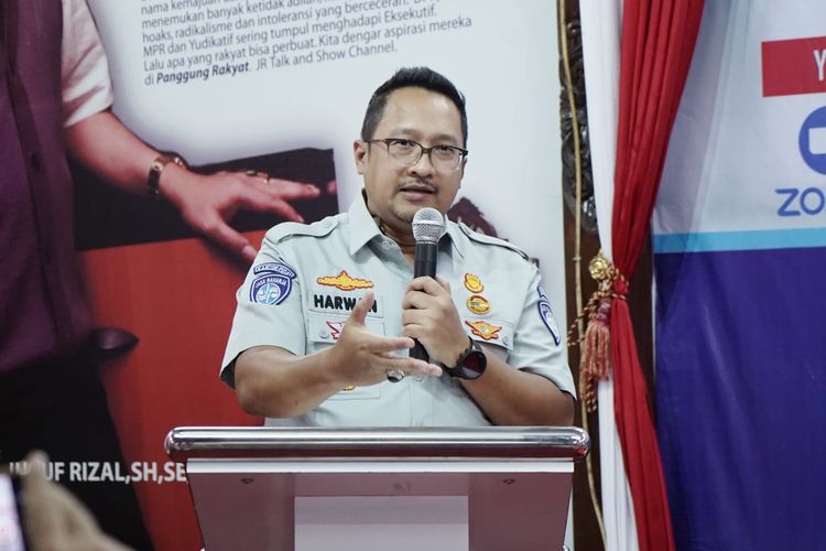 Direktur Kepatuhan dan Manajemen Risiko Jasa Raharja Harwan Muldidarmawan.