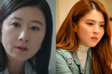 Interaksi Kim Hee Ae dan Han So Hee di Luar 