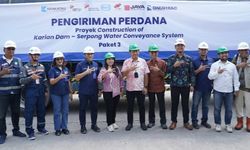 Krakatau Pipe Mulai Kirim Pipa untuk Proyek Karian, Pasok 10.390 Ton untuk Sistem Air Baku