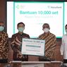 Bank KEB Hana Sumbang 10.000 Unit Rapid Test ke Kemenkes