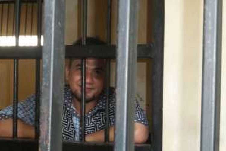 Saipul Jamil di sel tahanan Pengadilan Negeri (PN) Jakarta Utara, Selasa (3/5/2016).