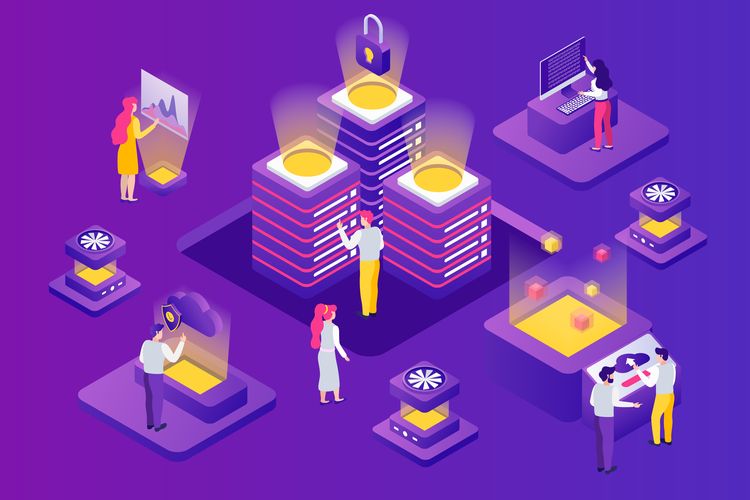 Ilustrasi tokenisasi aset.