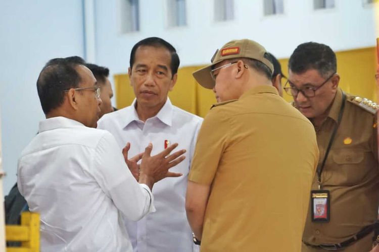 Presiden Joko Widodo kunjungi SMKN2 Bengkulu Tengah, Kamis (20/7/2023).