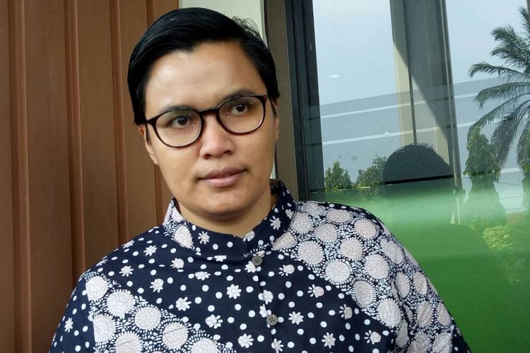 Devi Waluyo, kuasa hukum Aming Supriatna Sugandhi, ditemui sesudah sidang di Pengadilan Agama Jakarta Selatan, pada Jumat (28/4/2017).