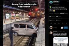 Ramai soal Mobil di Jepang Masuk Rel Kereta Api Stasiun Enoshima, Begini Kronologinya 