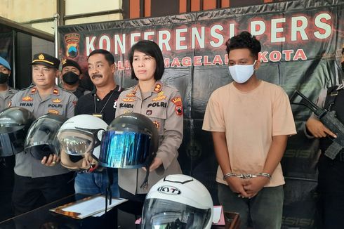 Terjerat Utang, Bapak dan Anak Kompak Curi Helm hingga 6 Buah Setiap Beraksi