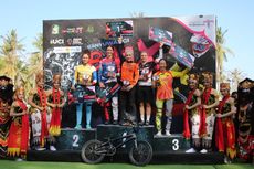 Jadi Kampiun di Kejuaraan BMX Banyuwangi, Caroline Buchanan Buktikan Eksistensinya