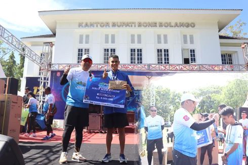 Lewat Bonebol Half Marathon, Bupati Hamim Dukung Pengembangan Olahraga Bone Bolango