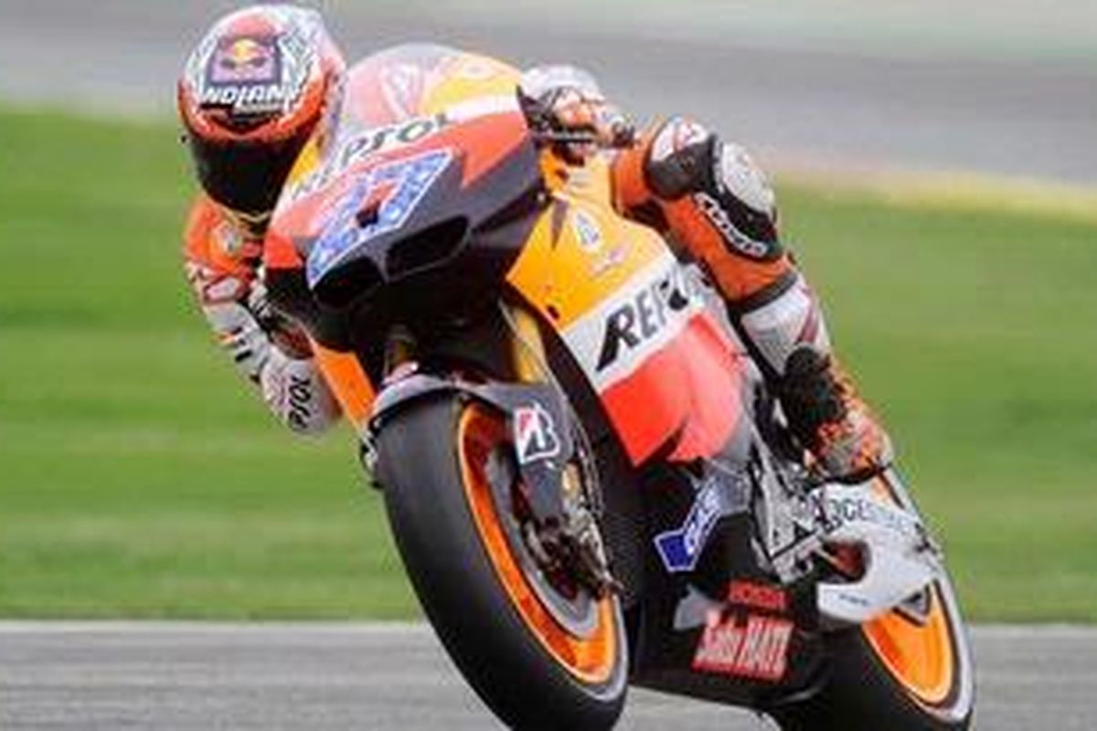 Pebalap Repsol Honda, Casey Stoner.