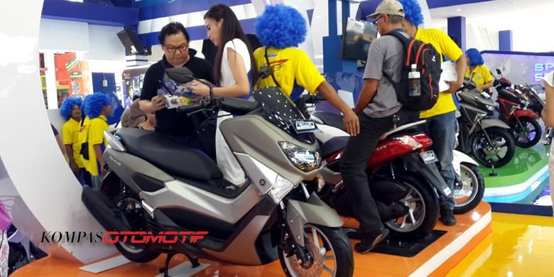 Yamaha NMAX benar-benar menjadi bintang pameran di Jakarta Fair Kemayoran 2016.