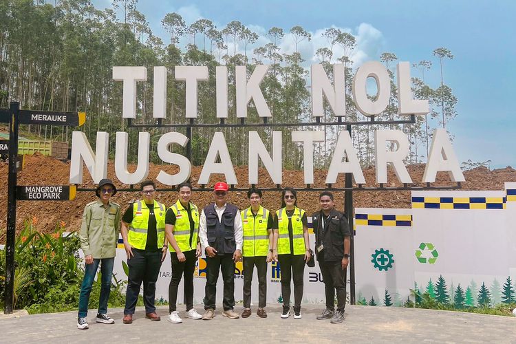 Gravel?perusahaan teknologi di bidang konstruksi?mengunjungi proyek pembangunan Ibu Kota Negara atau IKN Nusantara di Kalimantan Timur. 