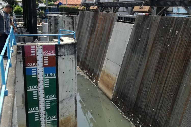 Pintu Air Pasar Ikan Siaga 2 Pagi Ini, Tinggi Air Capai 205 Cm