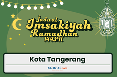 Jadwal Imsakiyah di Tangerang, 3 April 2022