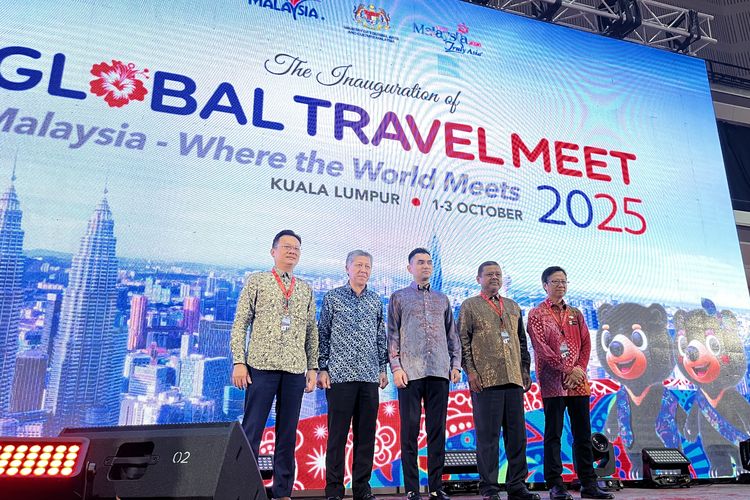 Tourism Malaysia gelar Global Travel Meet 2025, mempertemukan 600 international buyers, 100 international media, dan 400 Malaysian sellers, memperkenalkan destinasi wisata Malaysia, di World Trade Center, Kuala Lumpur, Malaysia, Rabu (1/10/2025). 