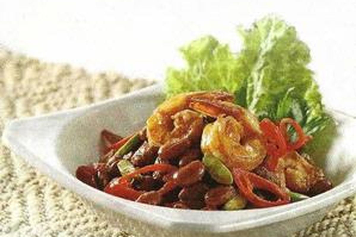 Sambal Goreng Udang Kacang Merah