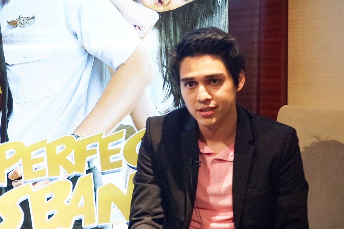 Artis peran Maxime Bouttier saat ditemui di gala premiere film The Perfect Husband di Plaza Senayan, Jakarta Pusat, Kamis (5/4/2018).