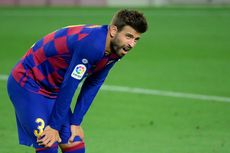 Barcelona yang Frustrasi Tergambar dari Jumlah Kartu Kuning Gerard Pique