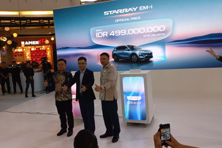 Geely Auto Indonesia mengumumkan harga Starray EM-i