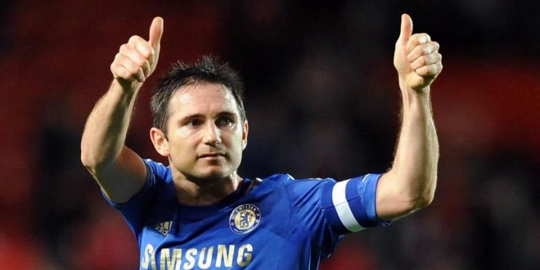 Frank Lampard semasa masih jadi pemain Chelsea.