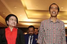 Jokowi dan Megawati Saling Memunggungi