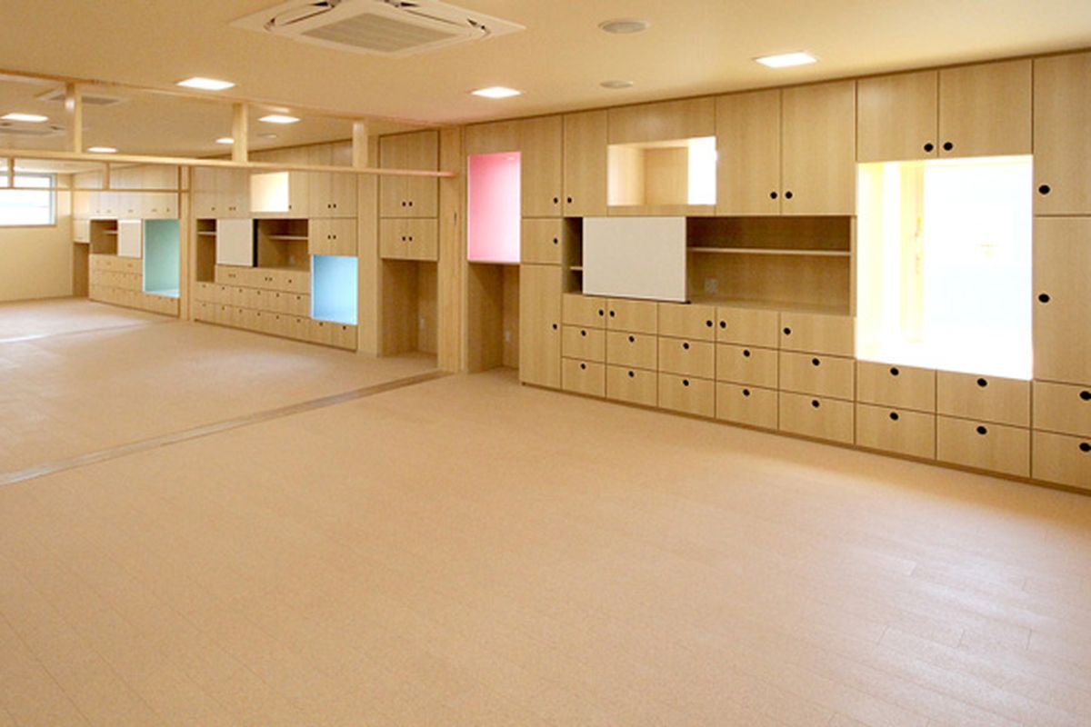 Morinoie Nursery School di Sendai, Jepang.