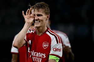 Hasil Napoli Vs Arsenal 0-1: Odegaard Pahlawan The Gunners