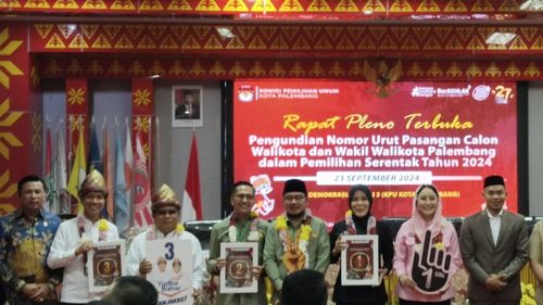Hasil Quick Count Pilkada Palembang 2024 LSI Data 21,6 Persen: Ratu Dewa-Prima Salam Unggul 45,31 Persen