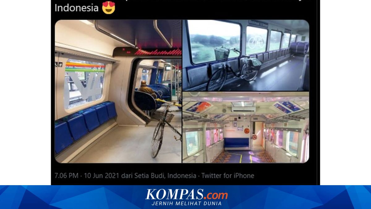 Foto Viral Gerbong Khusus Sepeda di Kereta Api Indonesia, Mirip di Luar ...